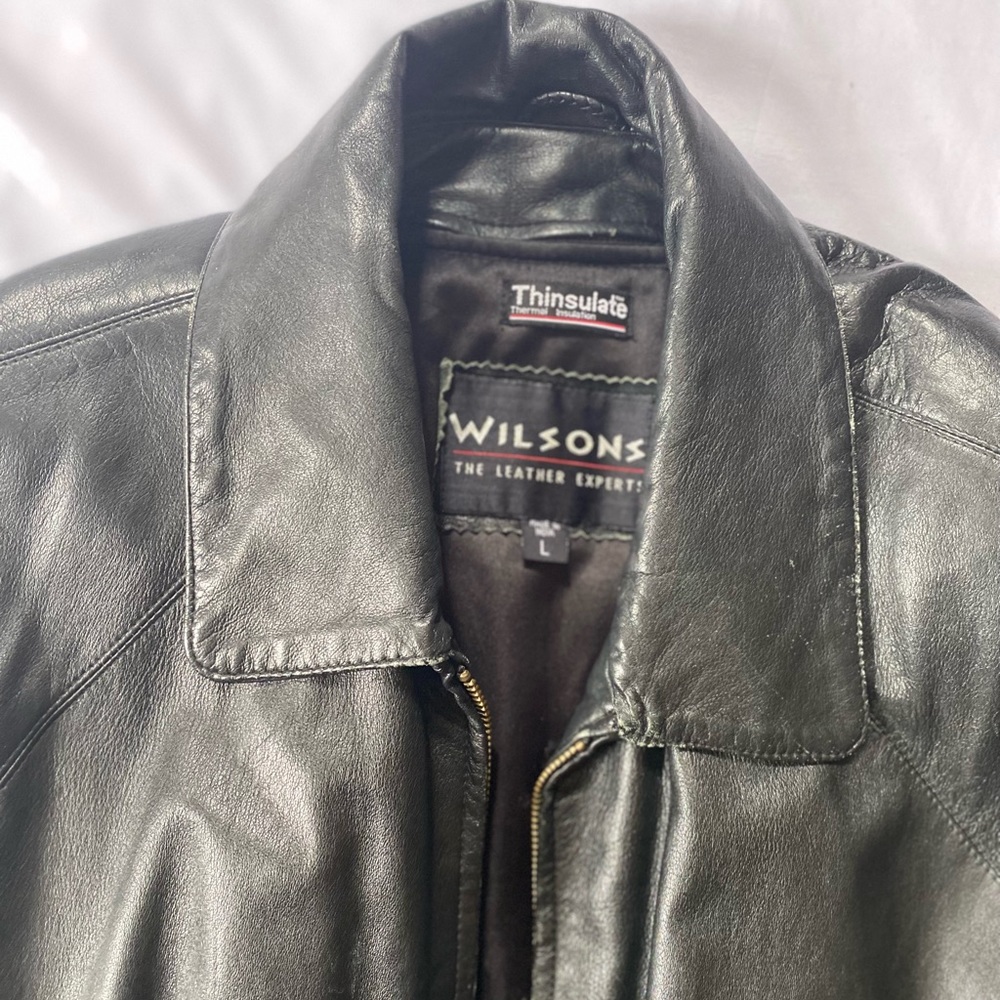 Wilson’s Leather Bomber Jacket size Large